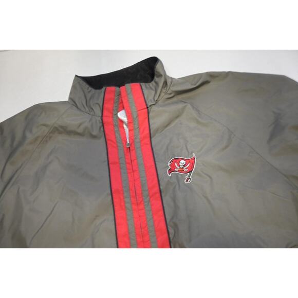 VTG Adidas Windbreaker Lined Track Jacket NFL Tampa Bay Buccaneers Mens Size XL - Picture 9 of 14